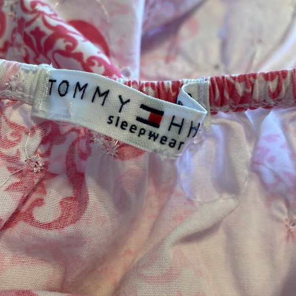 Tommy Hilifiger dress-sleepwear eyelet embroidered ties at waist - Picture 5 of 6